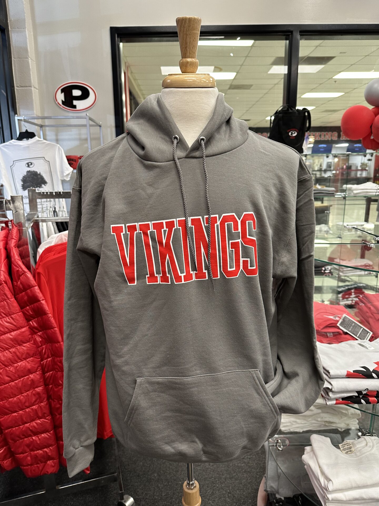 Champion Viking Hoodie - Stone Grey | The Viking Store