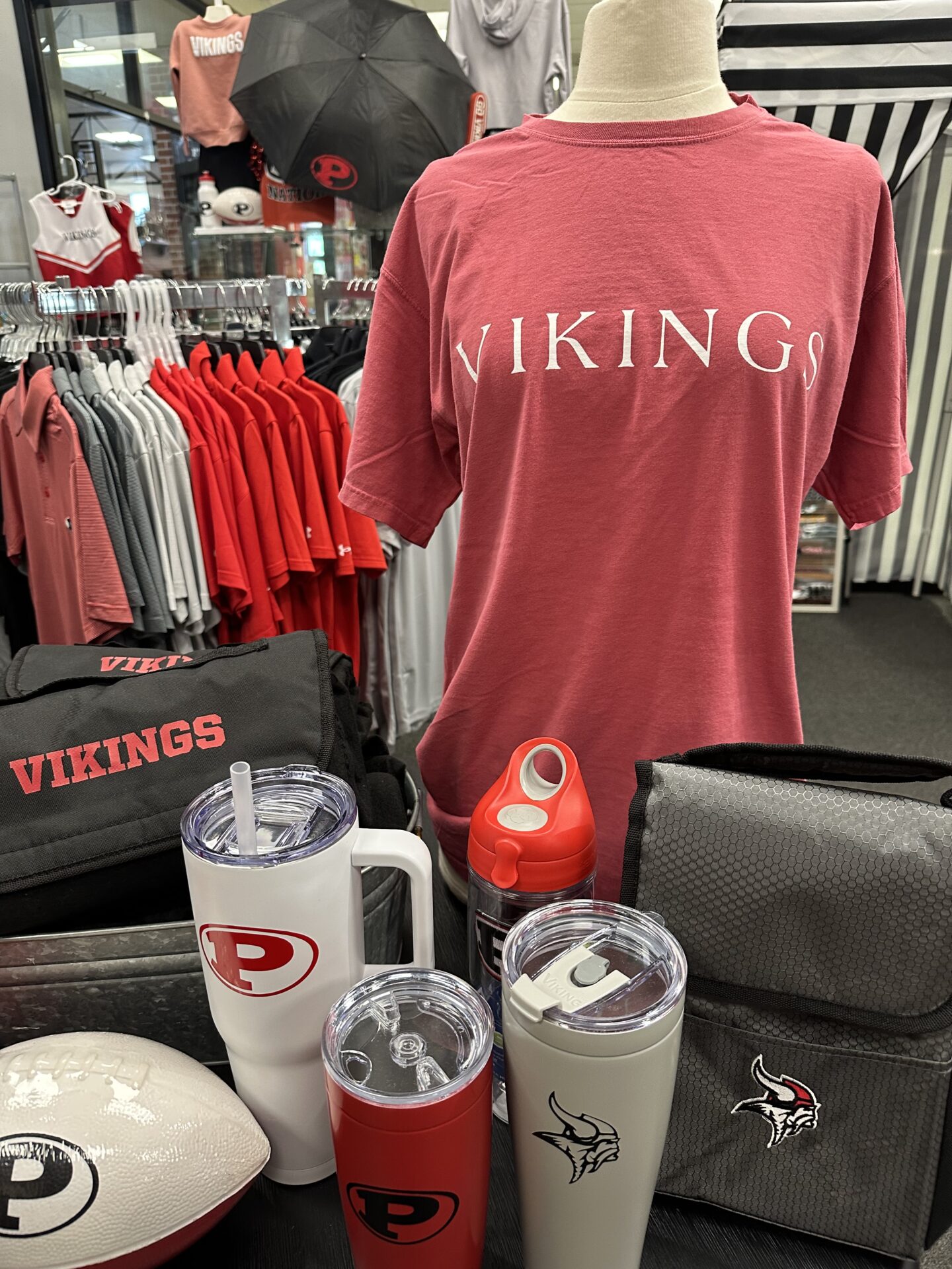 ComfortWash Crimson Vikings T-shirt | The Viking Store
