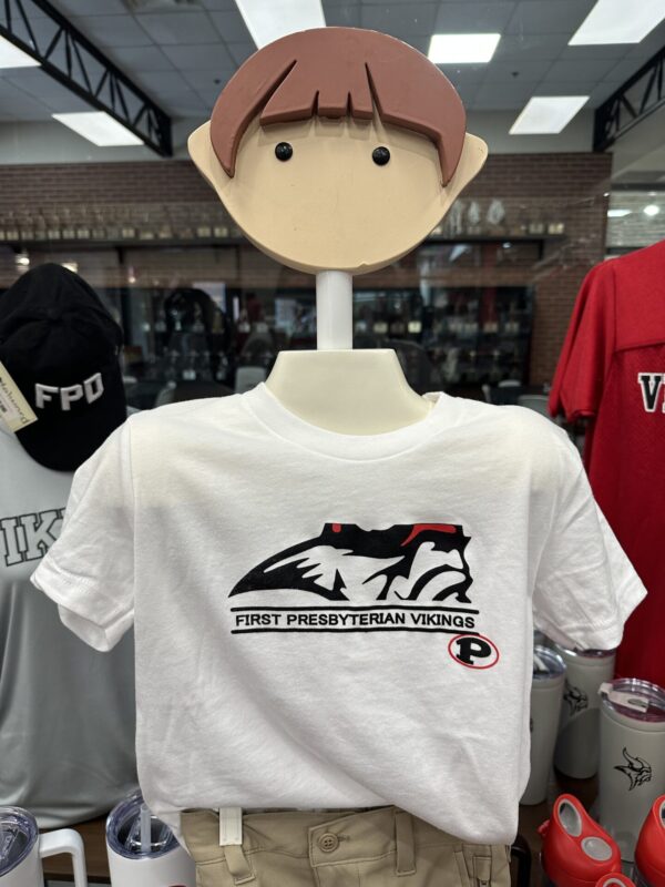 Bella + Canvas Youth White Vikings T-shirt