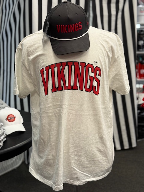 White Arched Viking Tee (Adult)